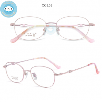 Gọng kính kim loại mã 6175